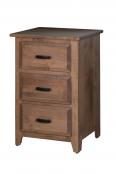 -118-HA-G---3-Drawer-Nightstand